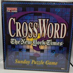 Vintage Crossword The New York Times Sunday Puzzle Game 1997: New in Shrink Wrap